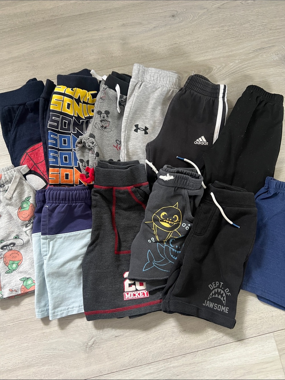 Bundle of Stained Boys Bottoms 4T Assorted Brands 12 Pieces